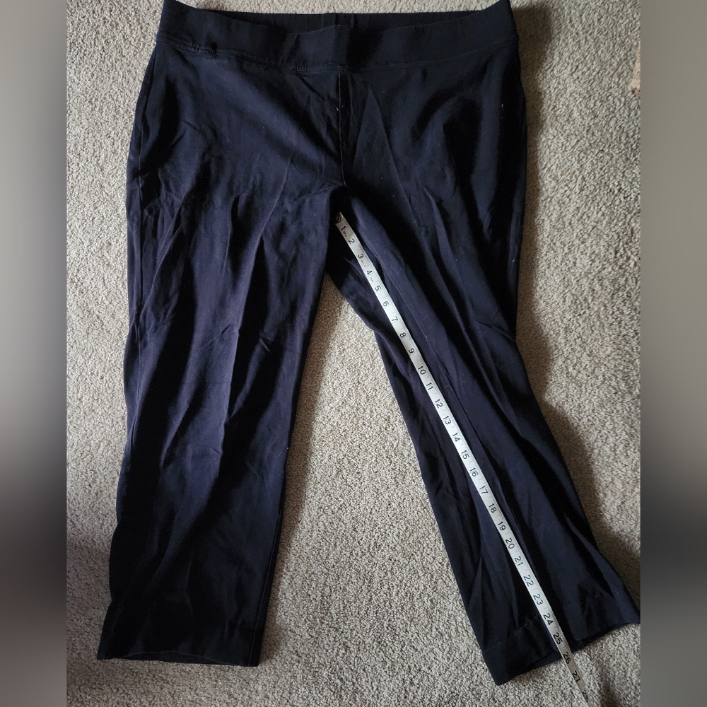 Womens Lands' End Black Pants Size 2X